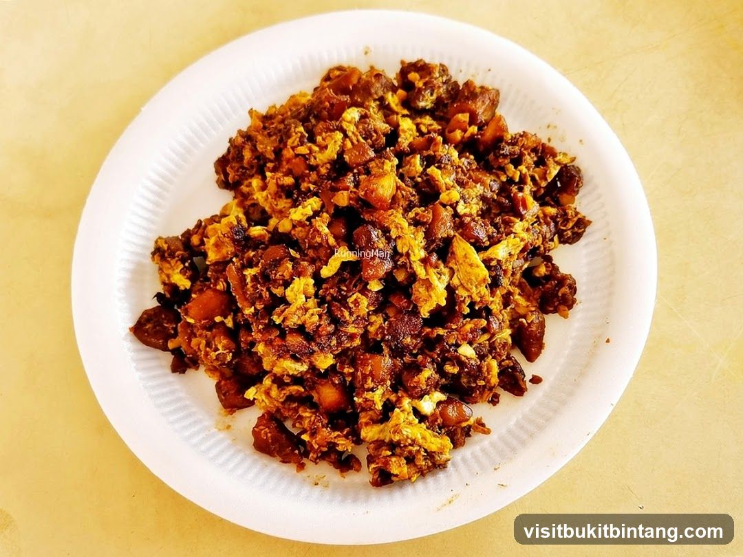 Scrambled Eggs with Meat and Vegetables