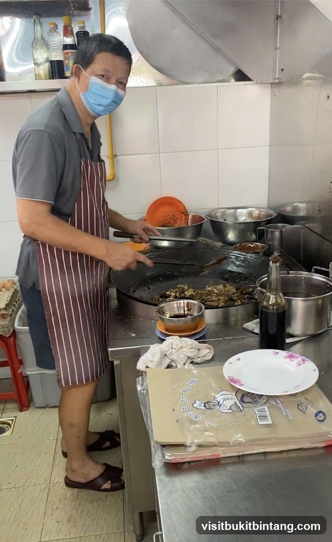 Man cooking in a kitchen