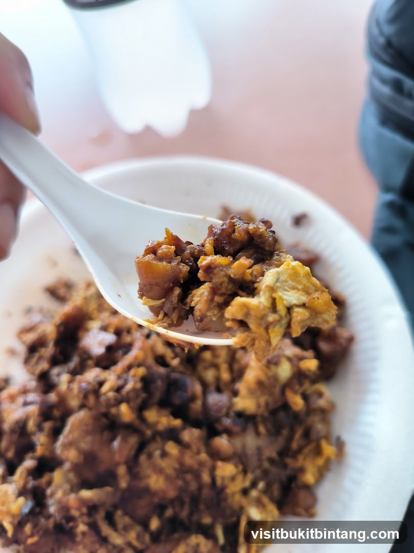 Close-up of food on a spoon