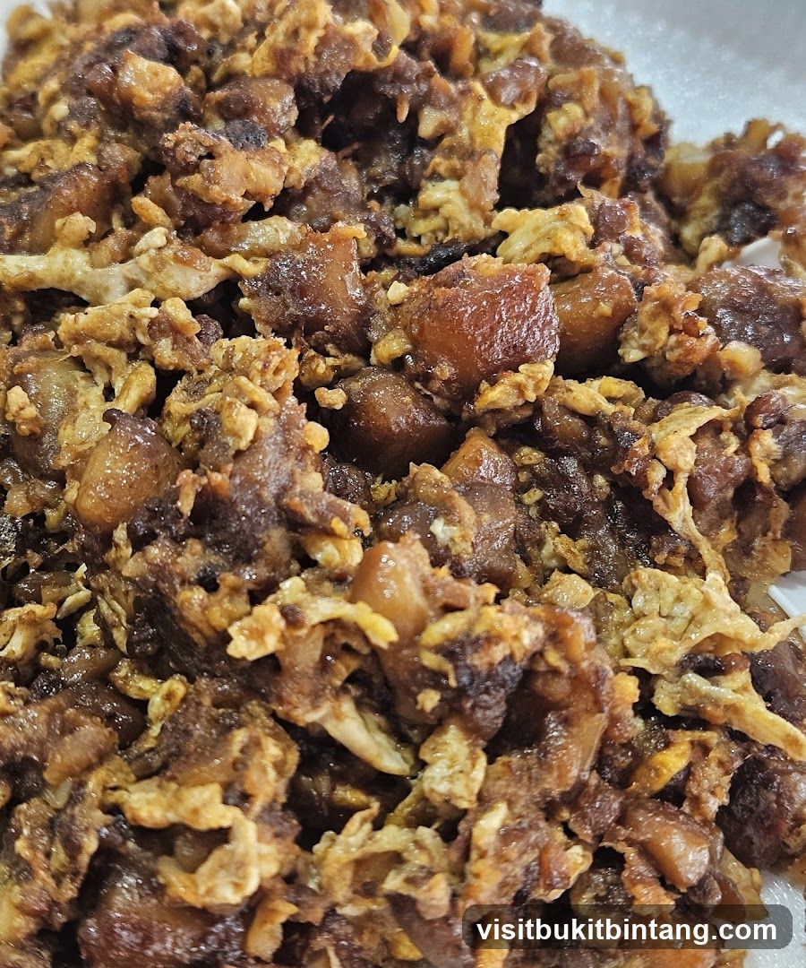 Fried Pork and Egg Dish