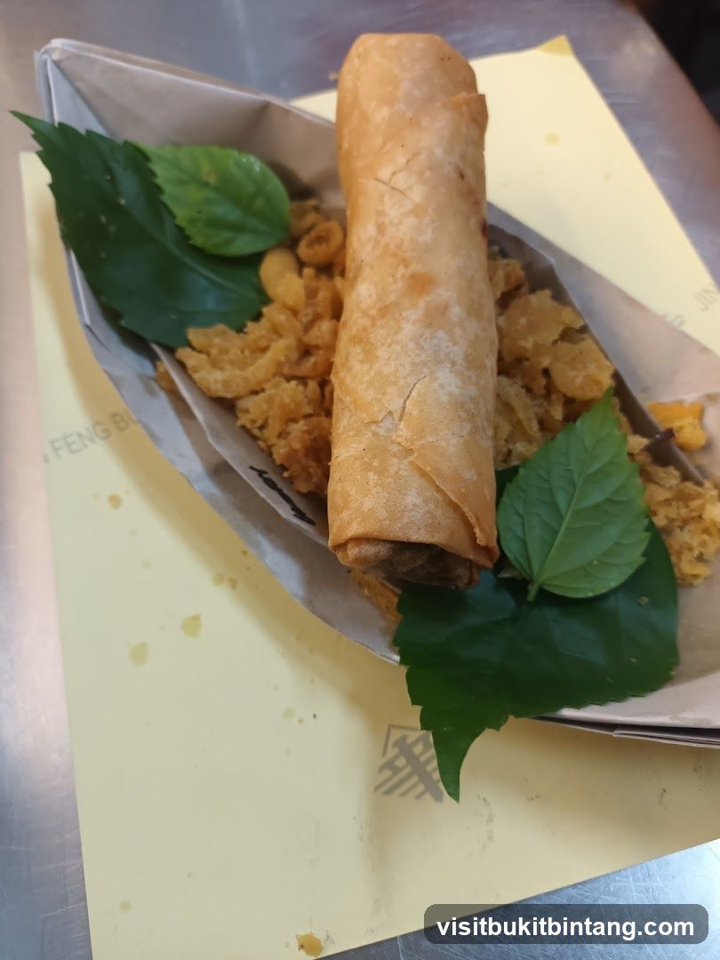 Spring Roll with Crispy Bits