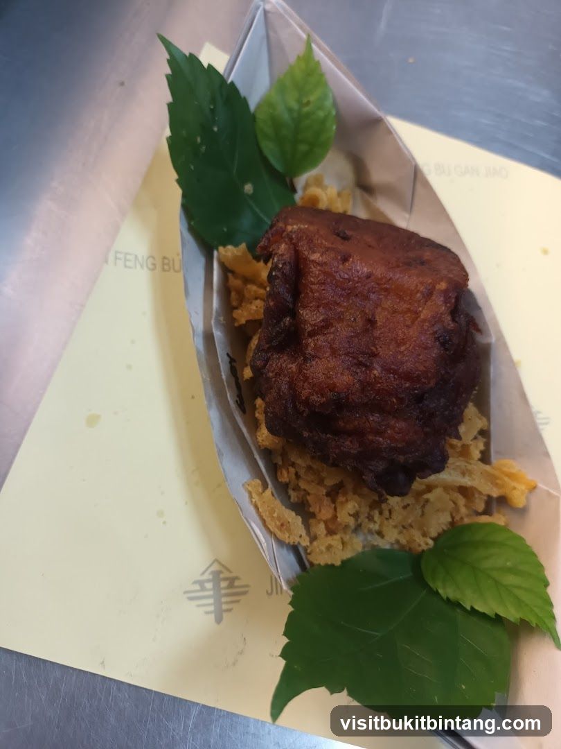 Fried Food Item with Garnish