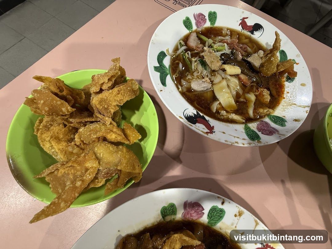 Fried Wontons and Noodles