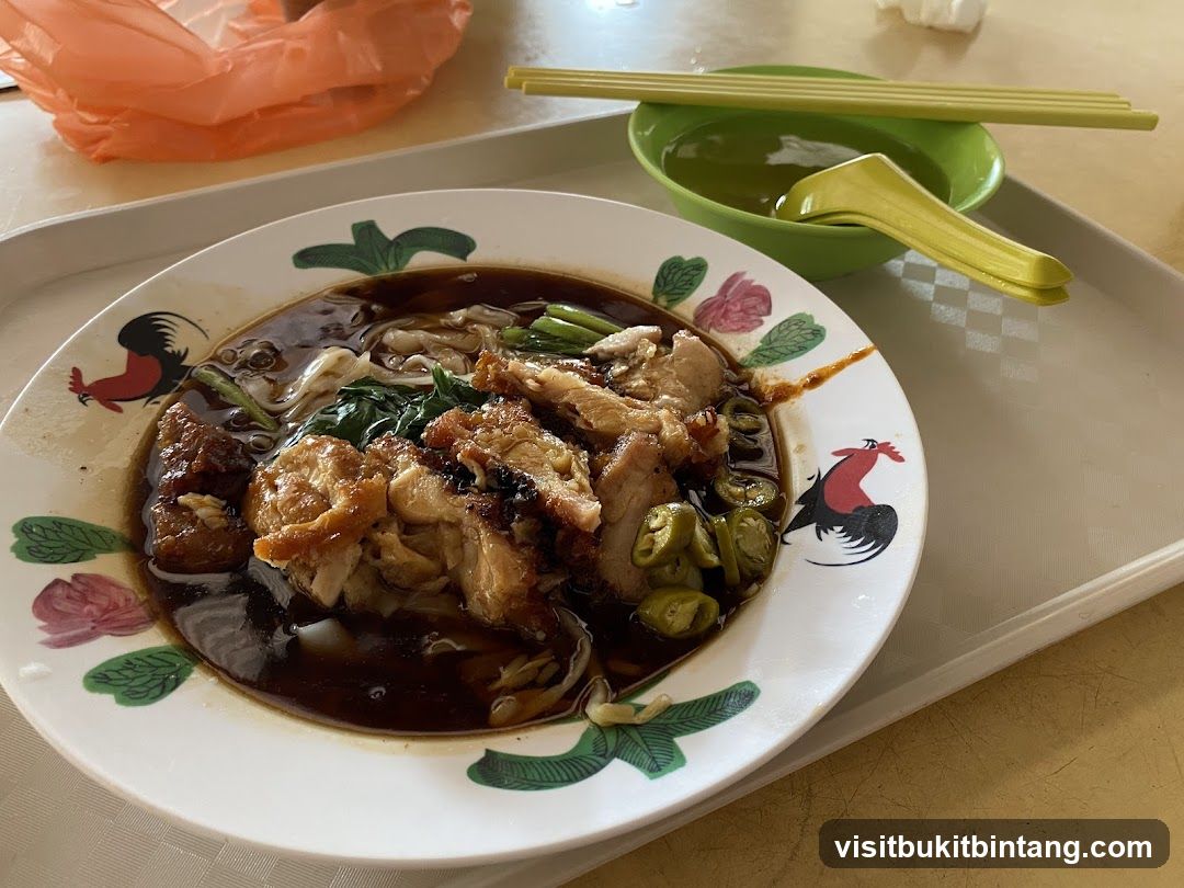 Noodles with Meat and Greens
