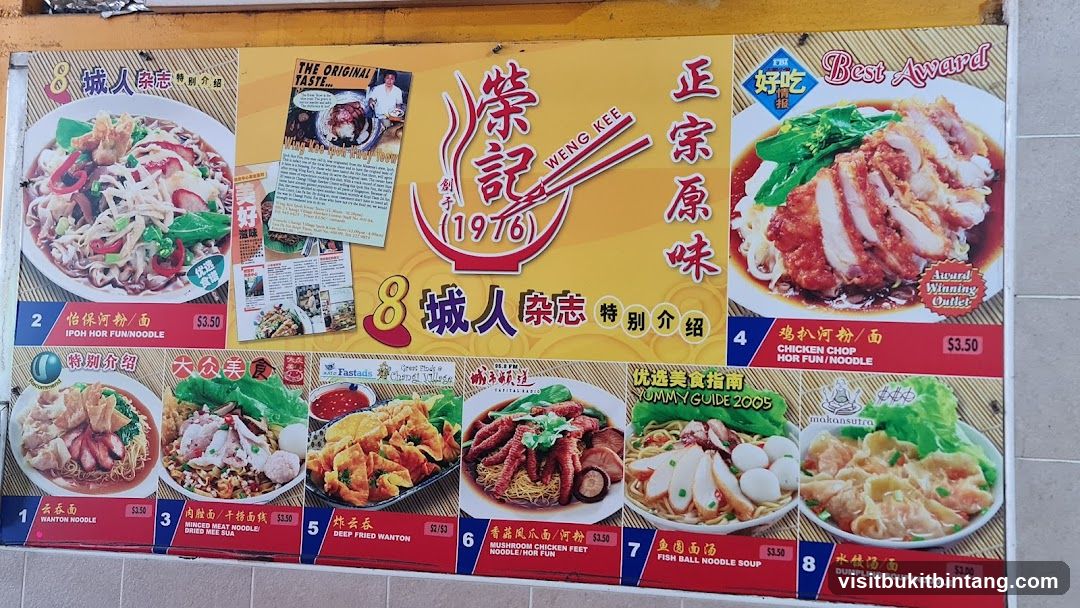 Weng Kee Menu