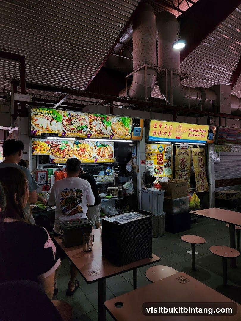 Food Stall with Menu Displays