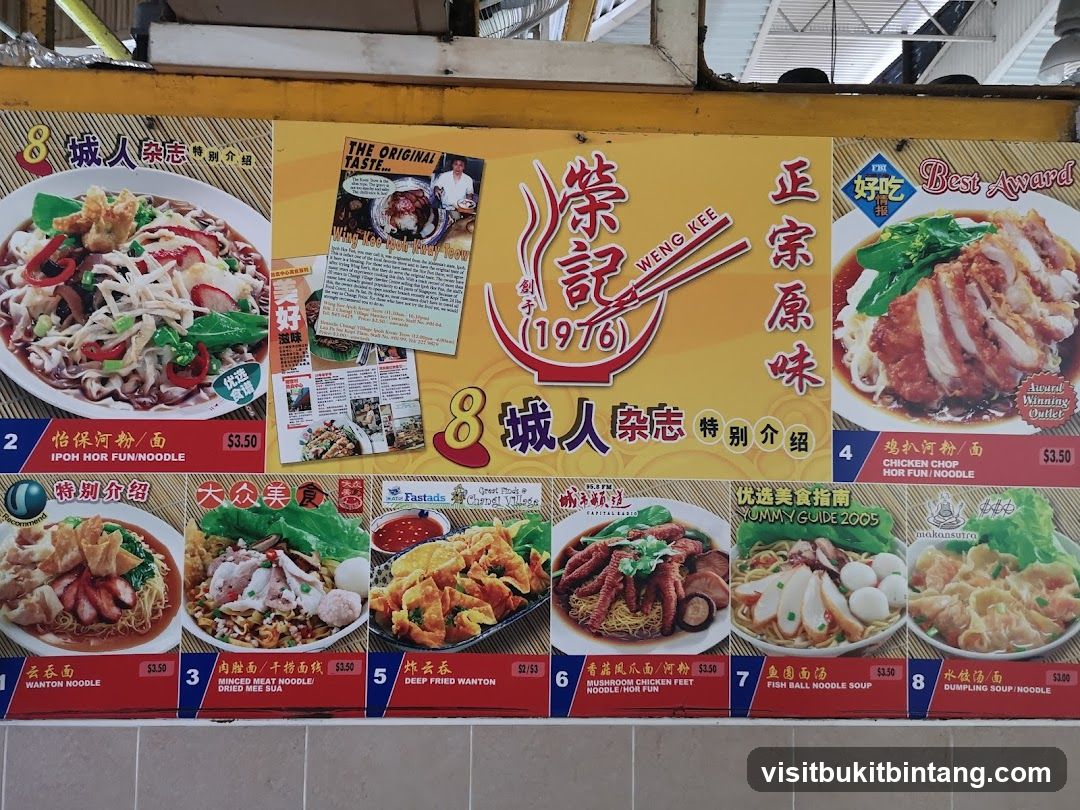 Weng Kee Menu