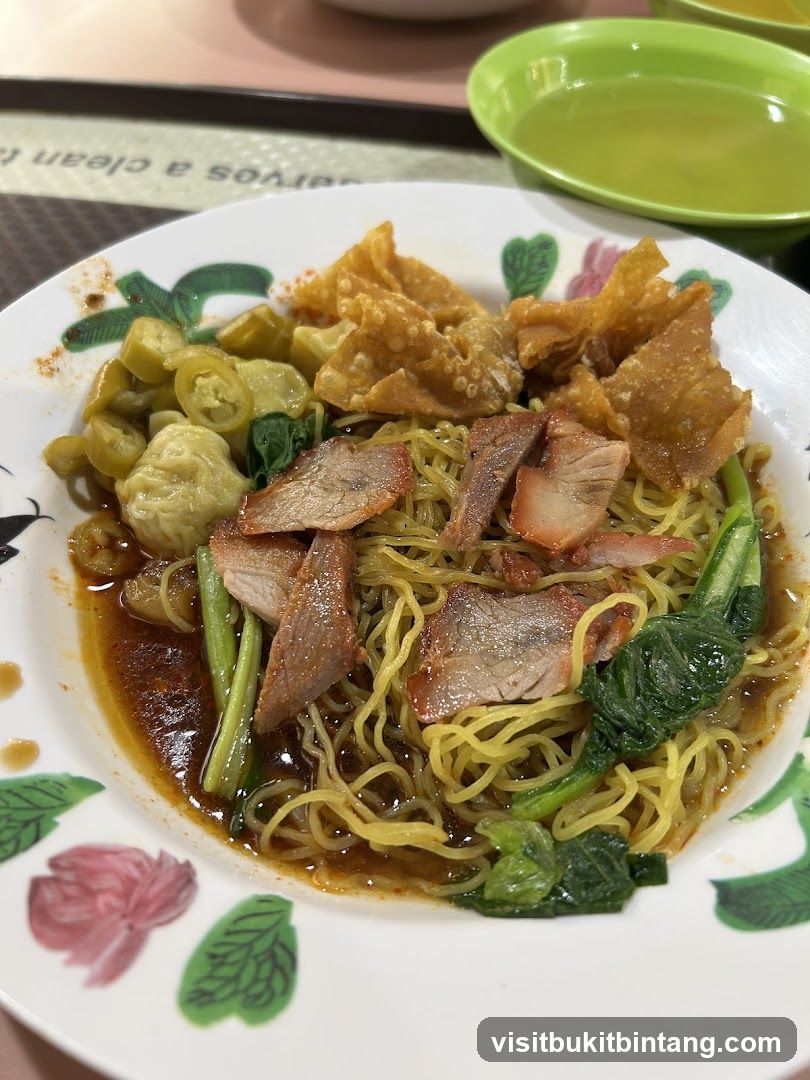 Noodles with Char Siu and Wontons
