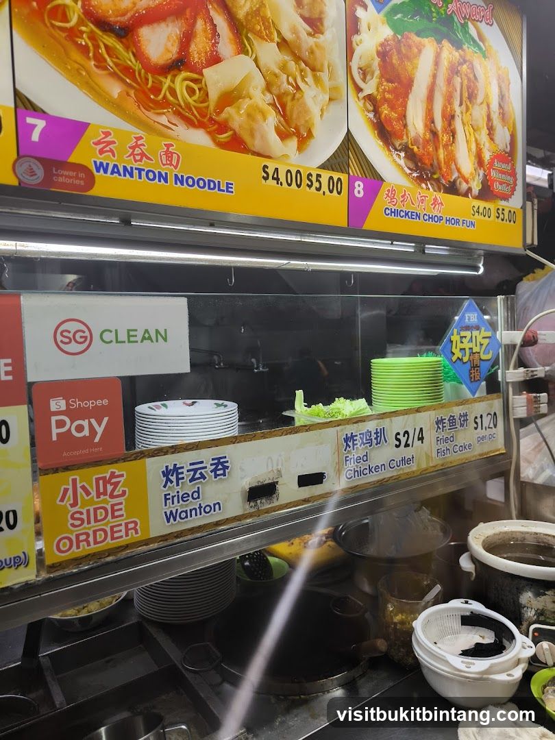 Food Stall Menu