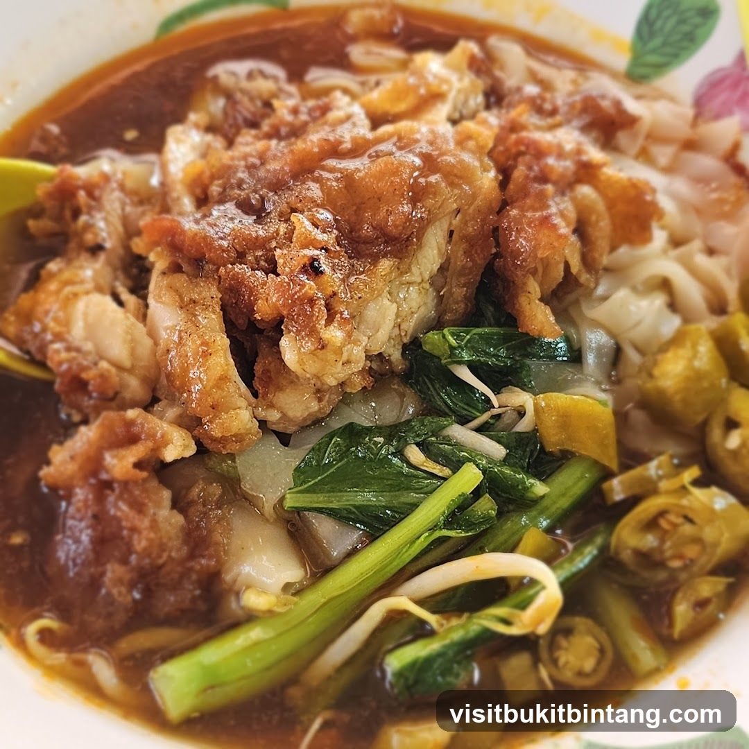 Noodle Soup with Fried Chicken