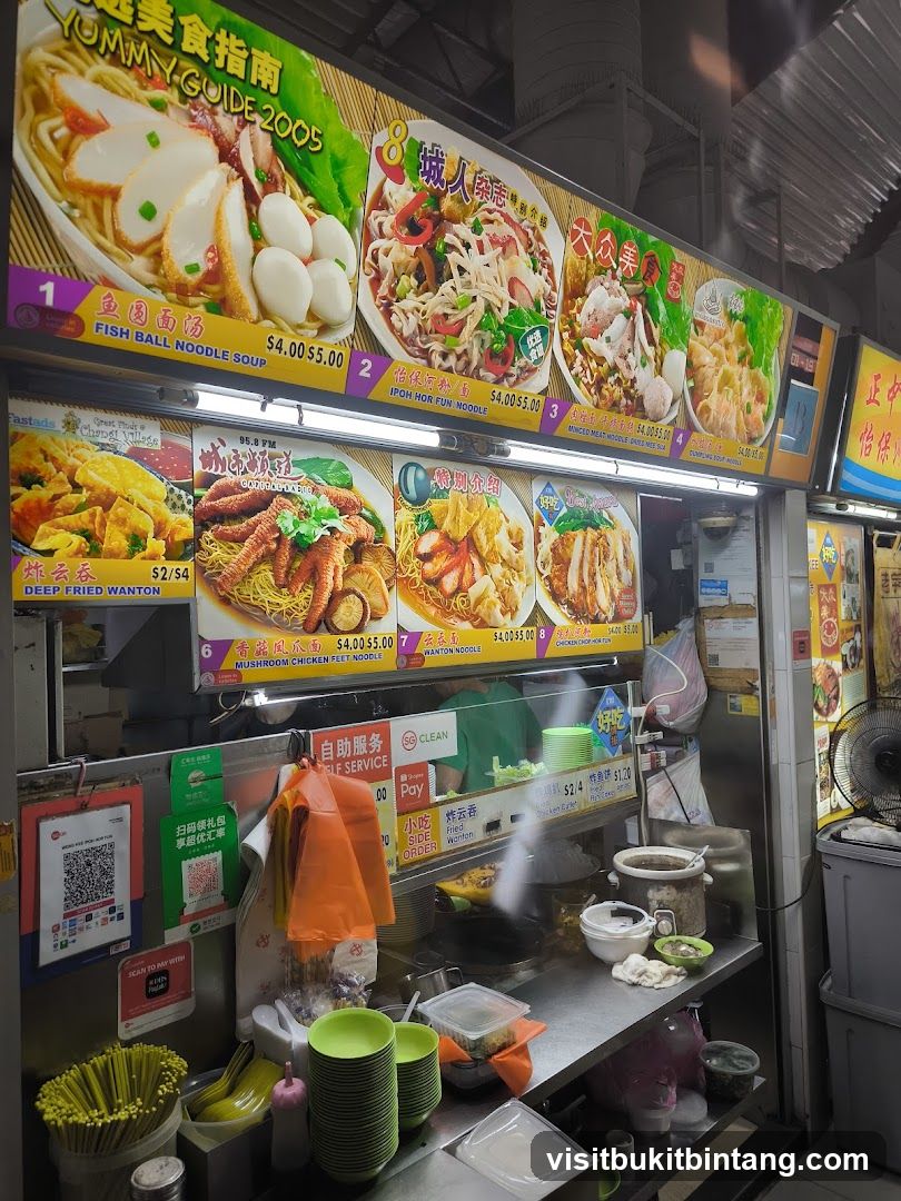 Food Stall Menu