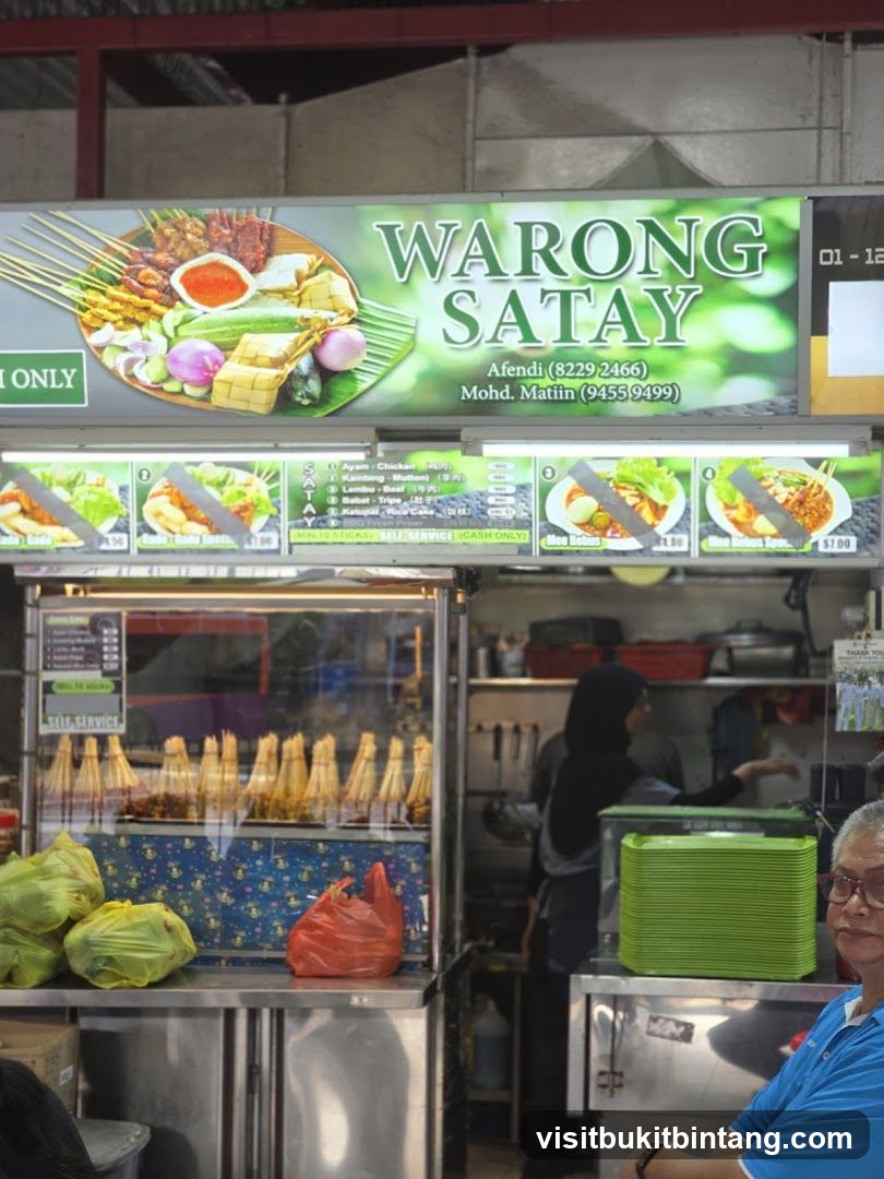 Warong Satay Stall