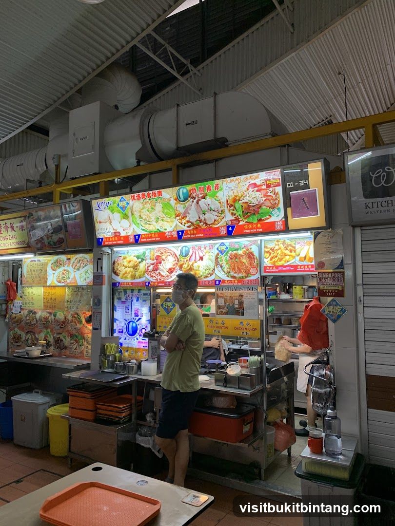 Food Stall with Menu Displays