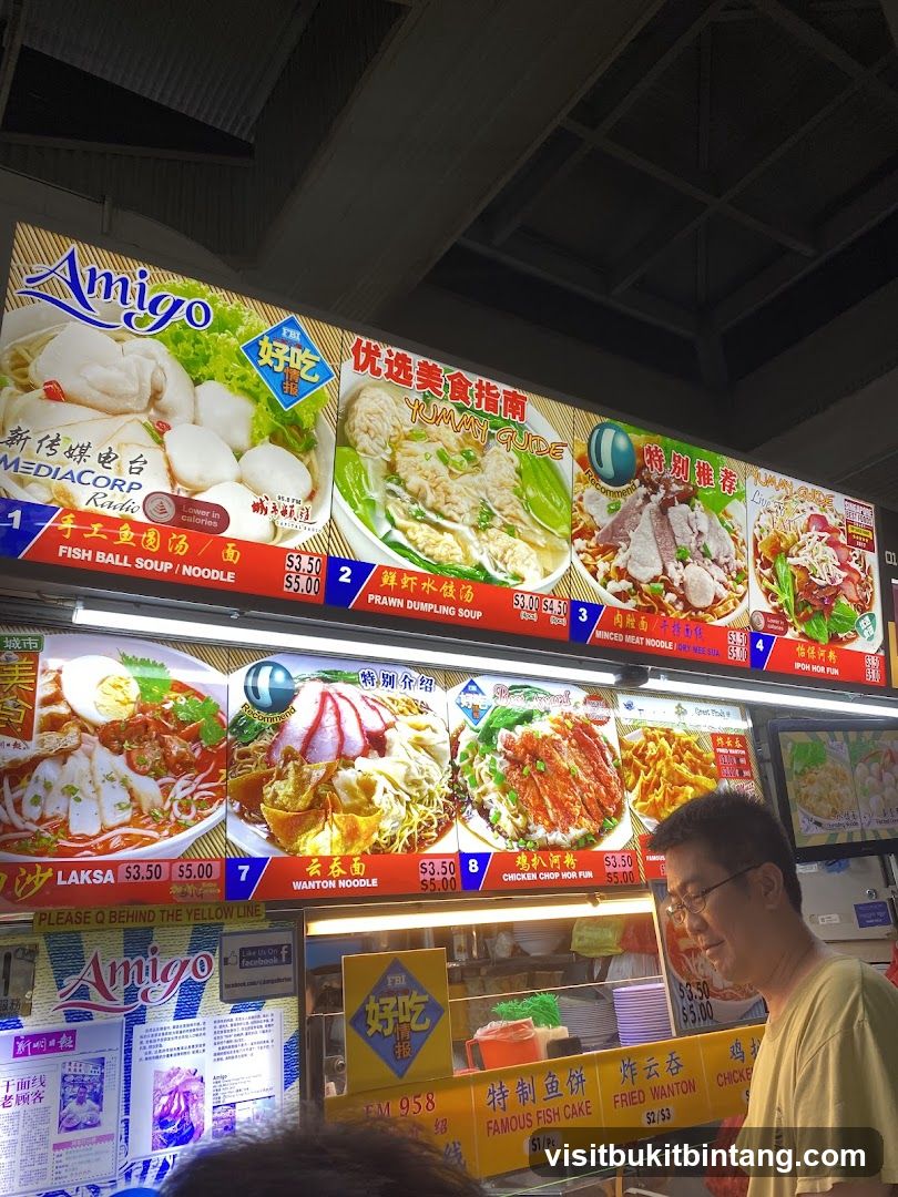 Food Stall Menu