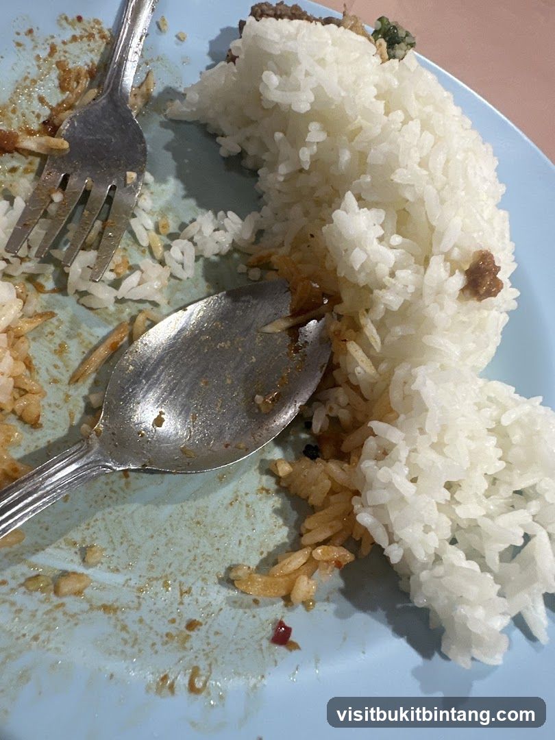Partially Eaten Meal on a Plate