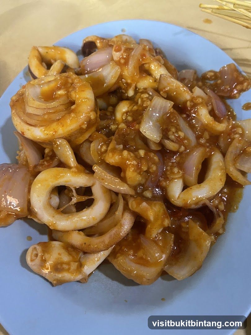 Squid with Onions