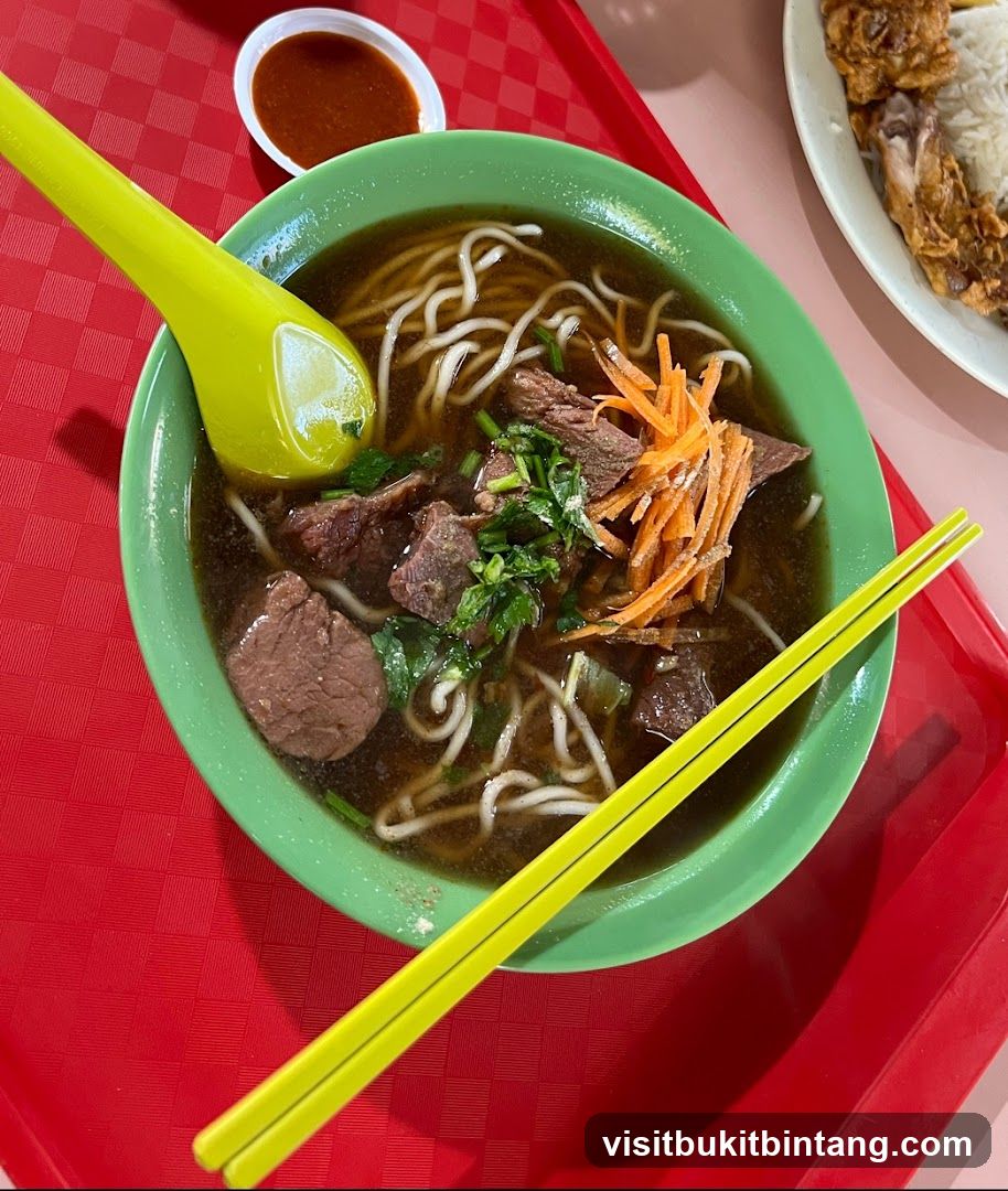 Beef noodle soup