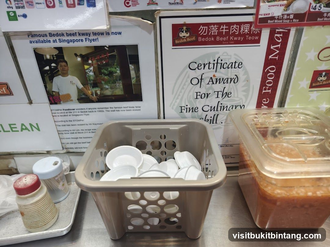 Bedok Beef Kway Teow Advertisement