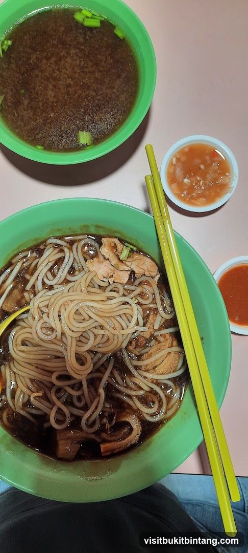 Noodles with Soup and Condiments