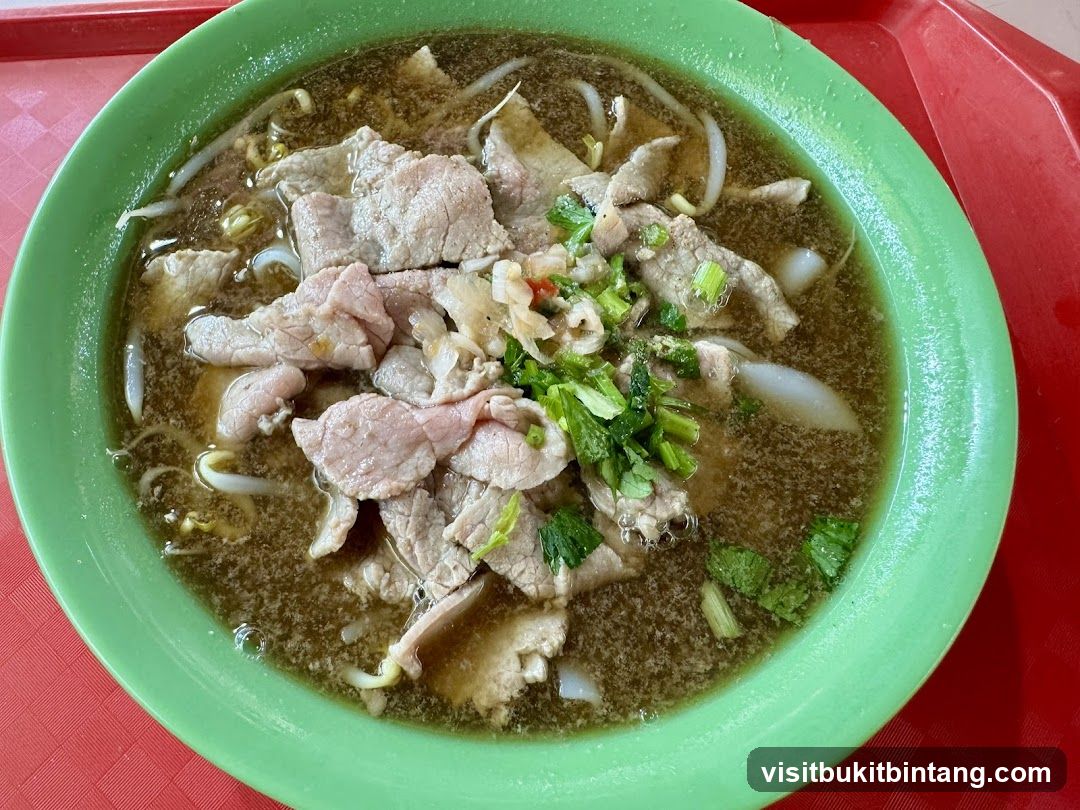 Bowl of Noodles with Sliced Pork