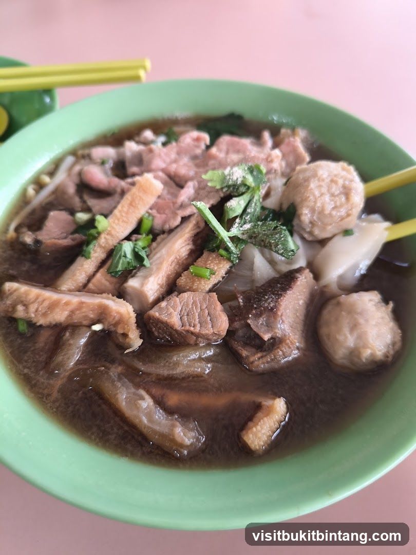 Beef noodle soup