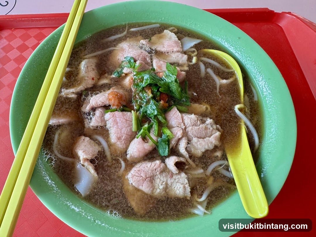 Beef noodle soup