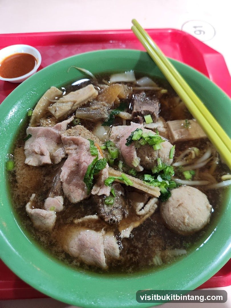 Beef noodle soup