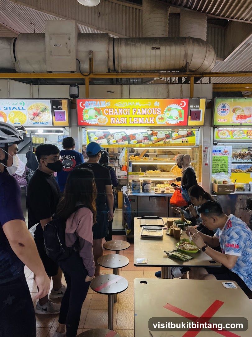 Food Stall with Nasi Lemak