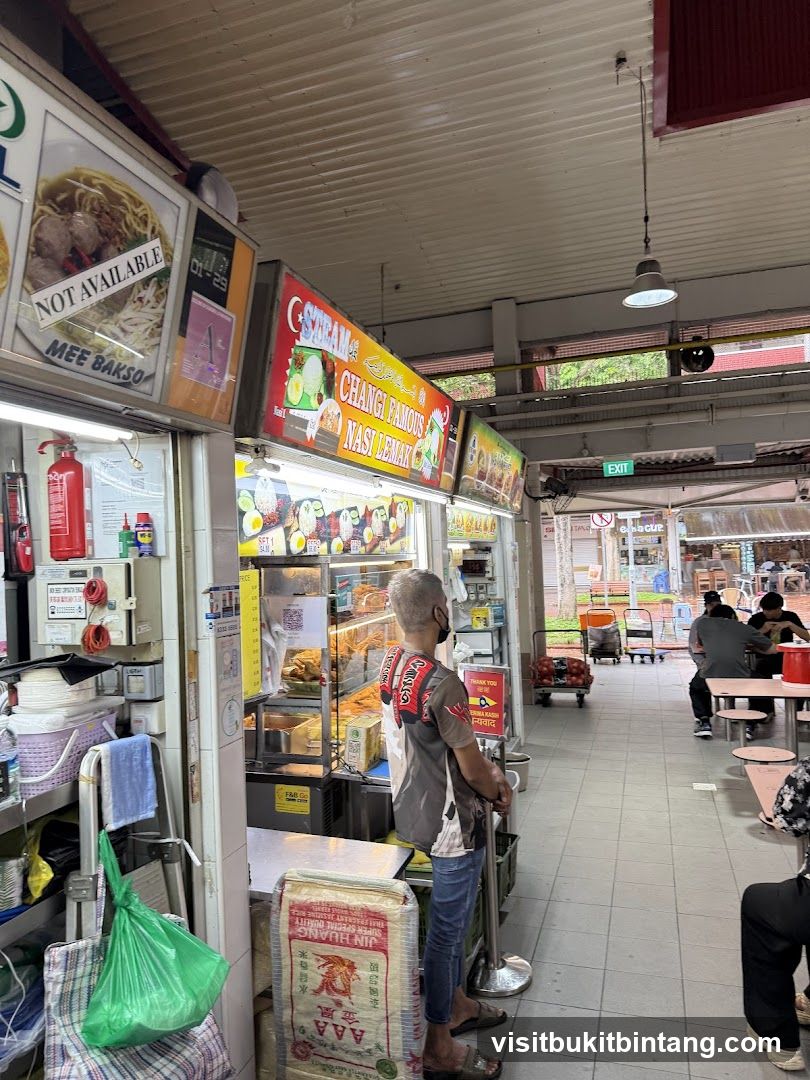 Food Stall with Nasi Lemak and Mee Bakso