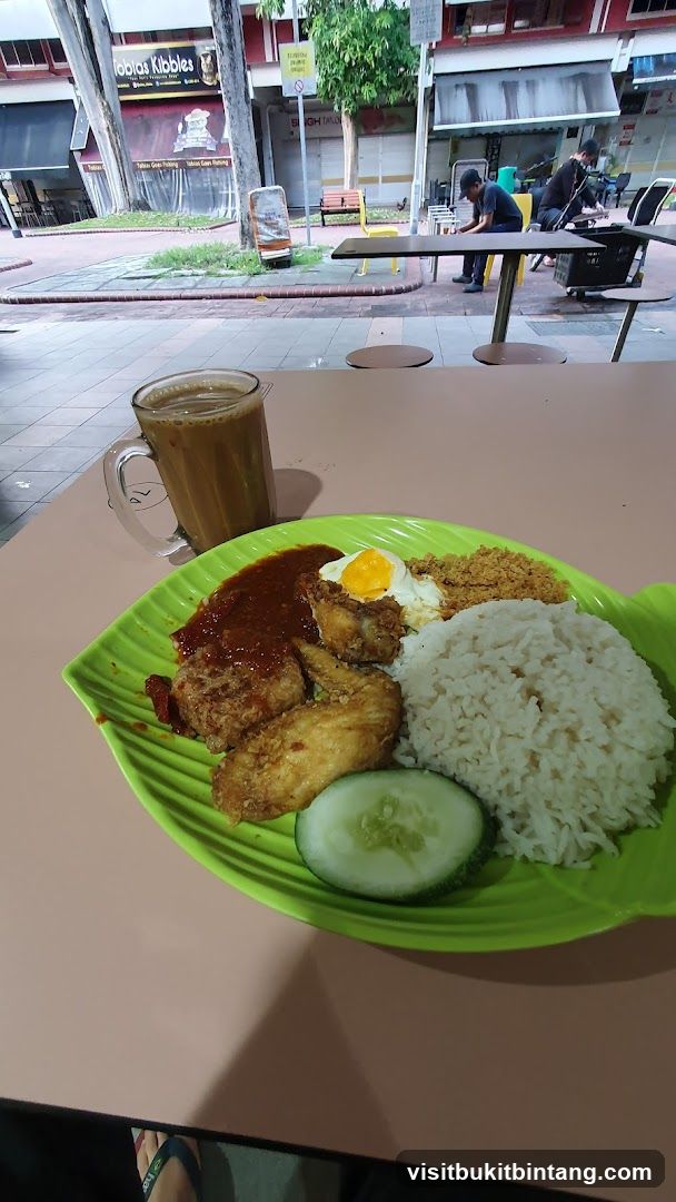 Nasi Lemak with Drink