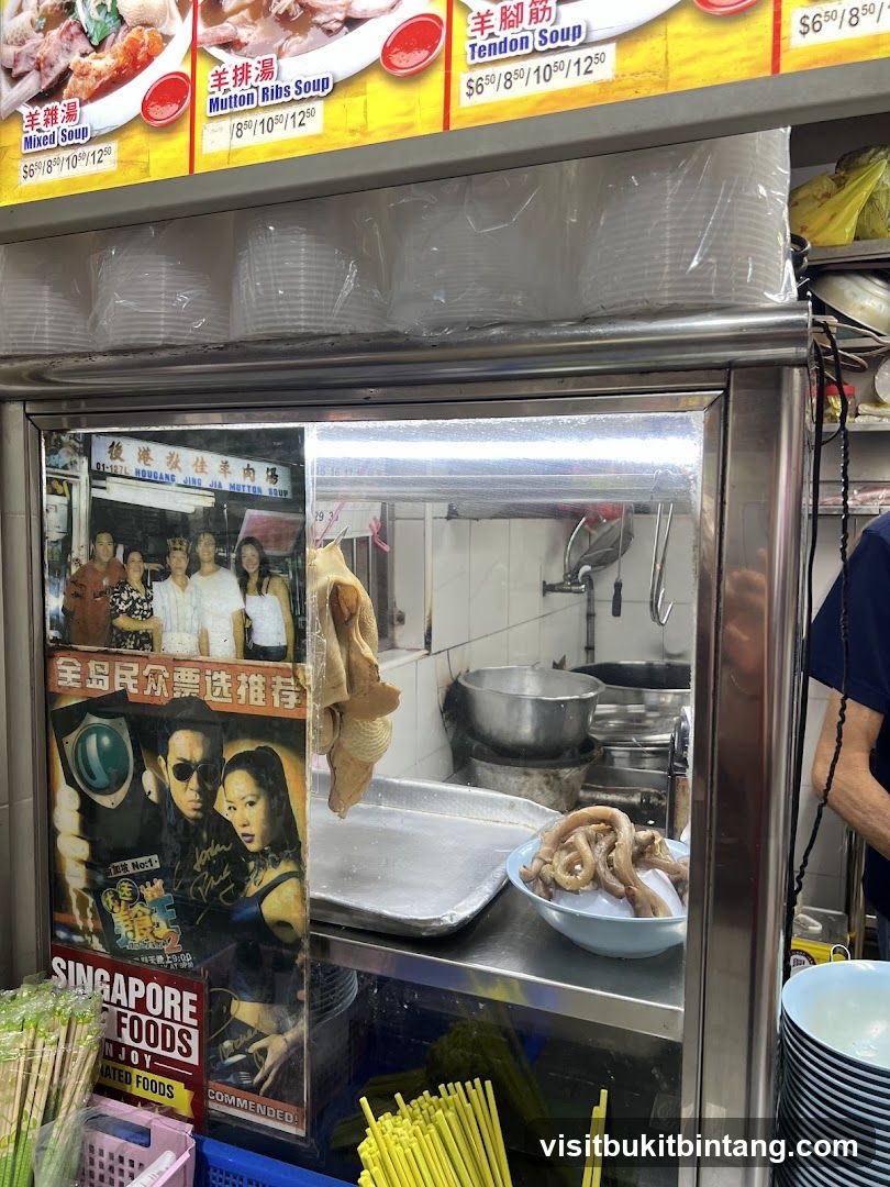 Food Stall Menu and Display