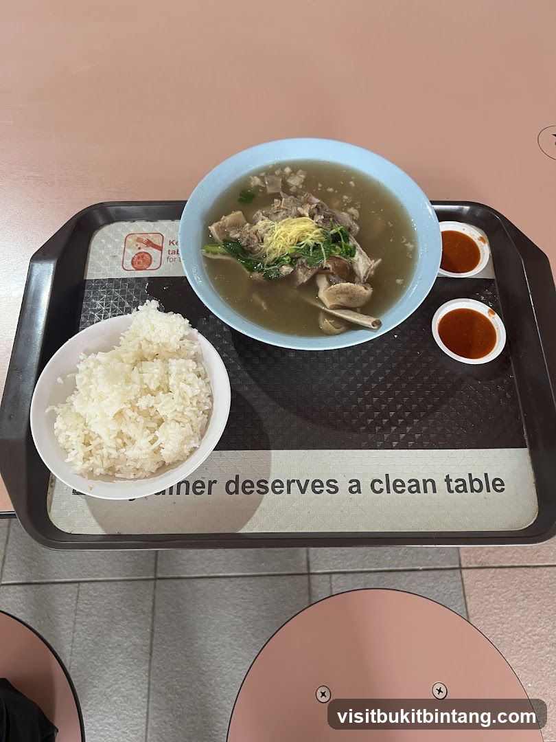 Pork Rib Soup with Rice