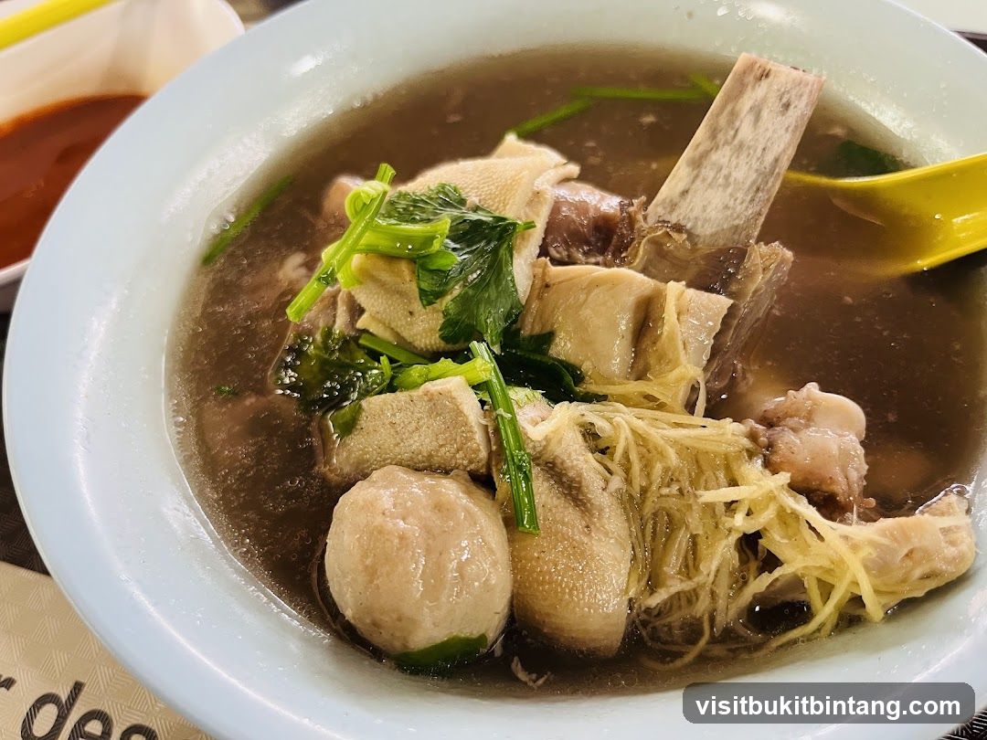 Bowl of Braised Meat Soup