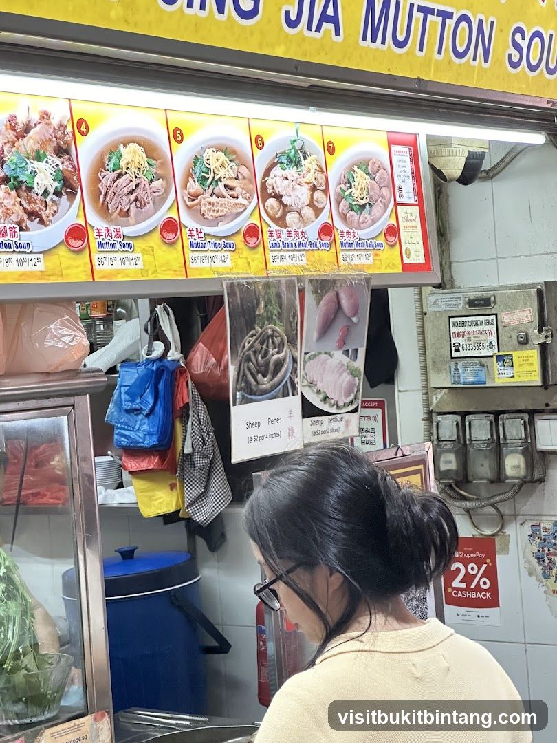 Food Stall Menu