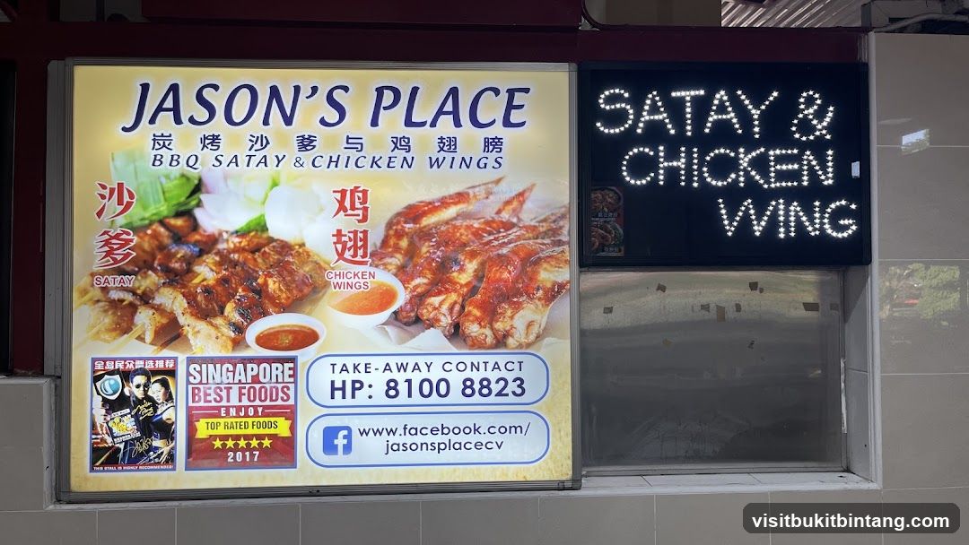 Jason's Place Satay & Chicken Wings Advertisement