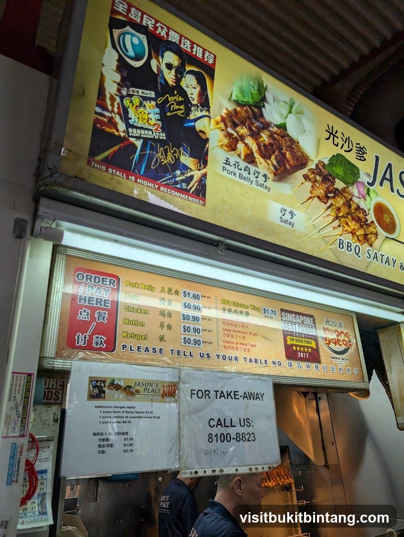 Food Stall Menu and Advertisement