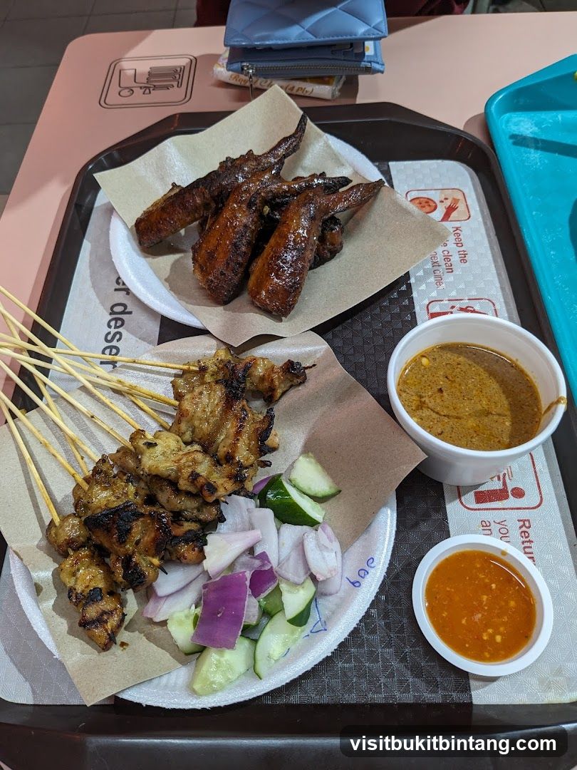 Chicken Satay and Wings
