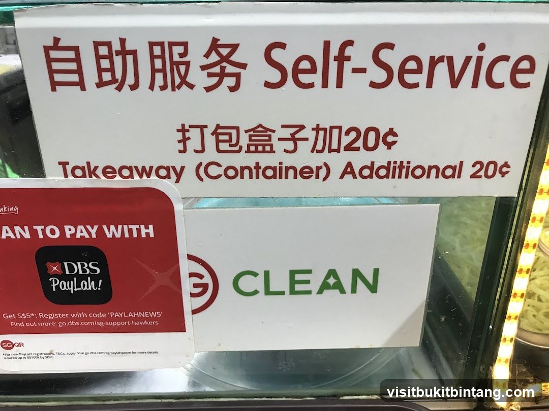 Self-Service and Takeaway Information