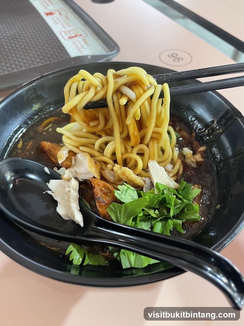 Noodles with Meat and Greens