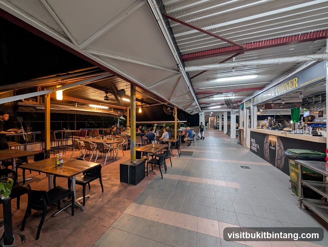 Outdoor Seating Area at a Restaurant