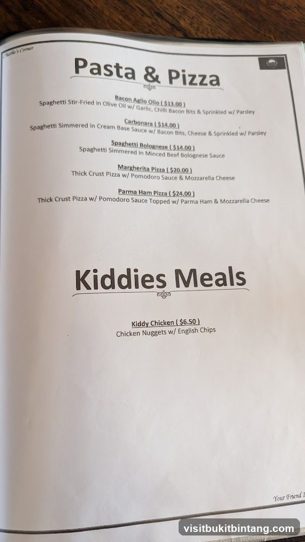 Pasta & Pizza Kiddies Meals