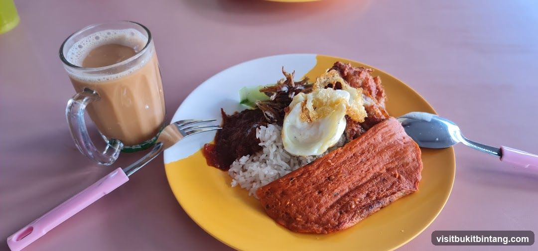 Nasi Lemak and Teh Tarik