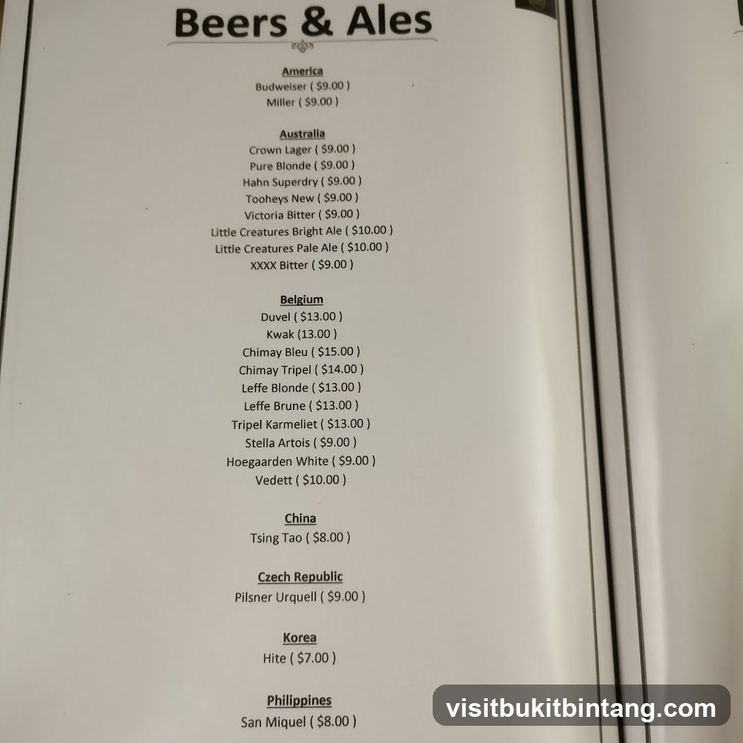 Beers & Ales