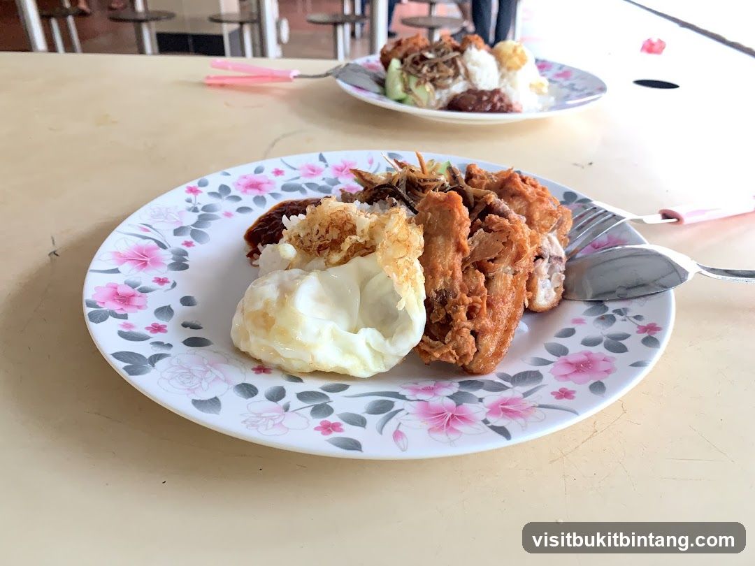 Fried Chicken and Rice