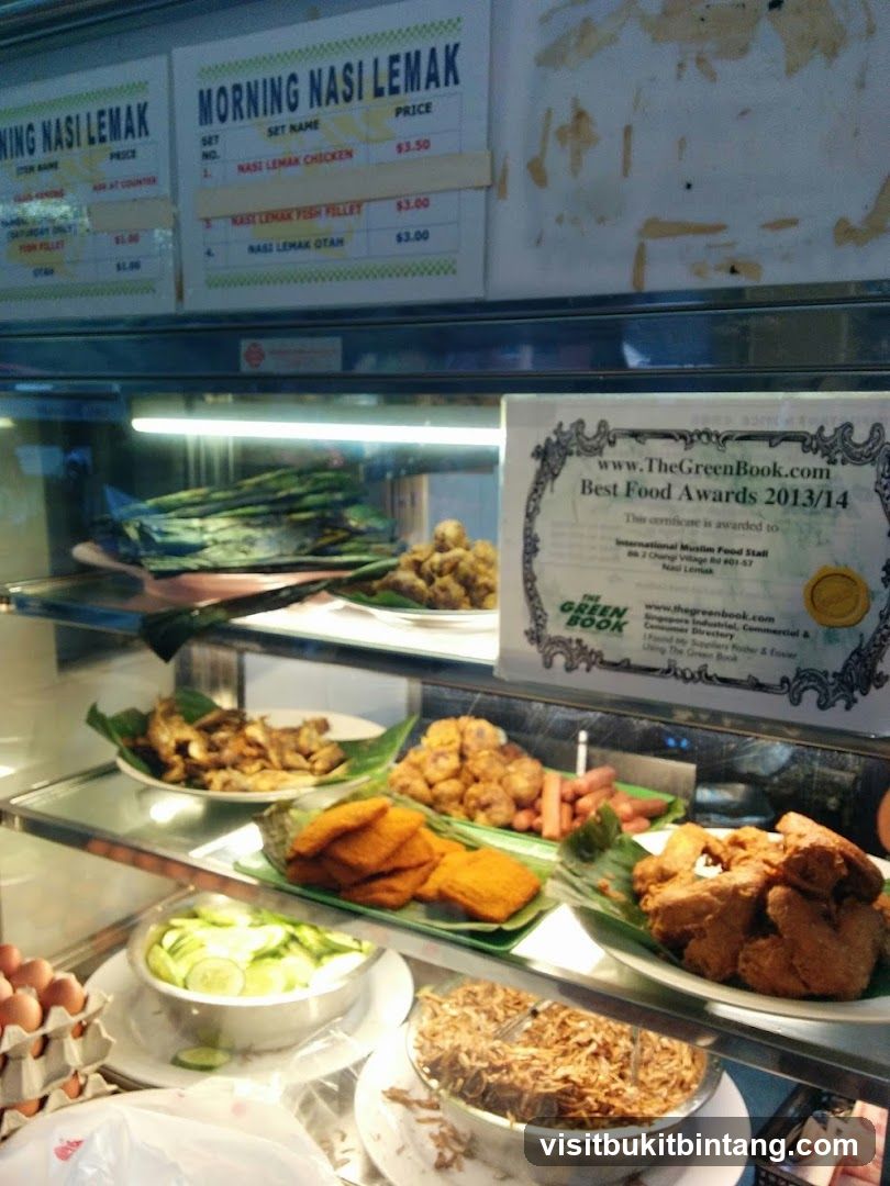 Morning Nasi Lemak Menu