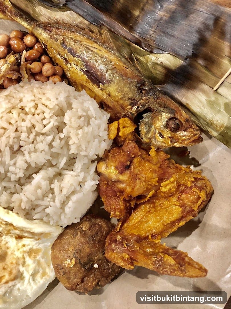 Fried Fish and Chicken Meal