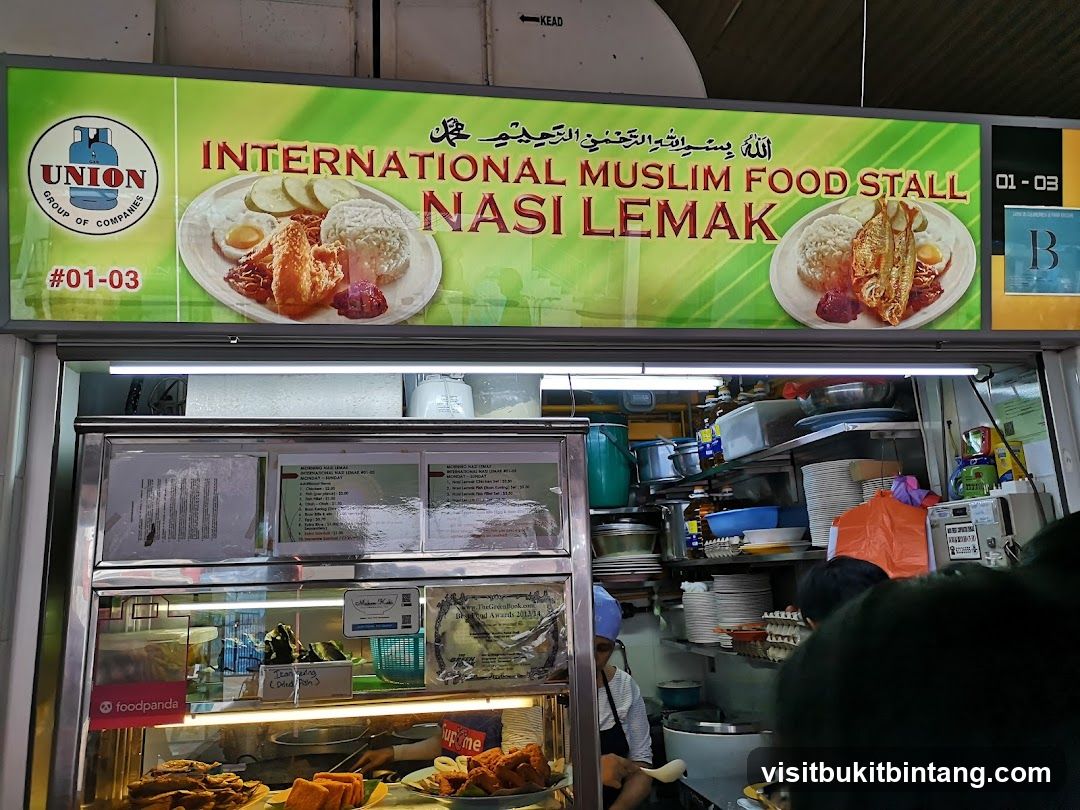 International Muslim Food Stall Nasi Lemak