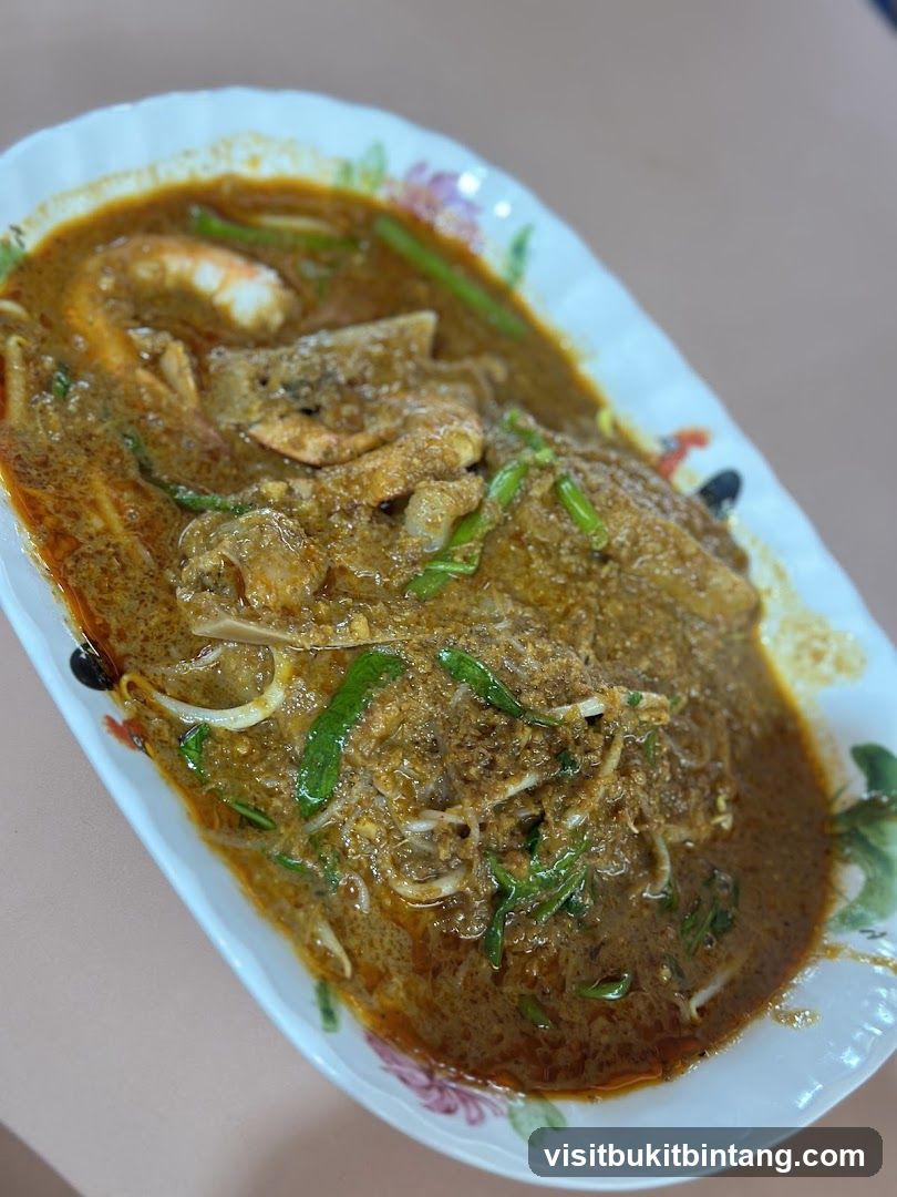 Curry Noodles with Shrimp