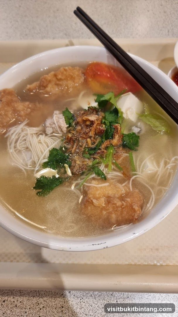Noodle Soup with Fried Fish