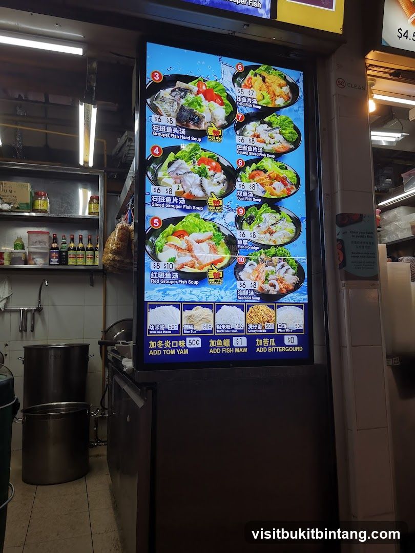 Fish Soup Menu